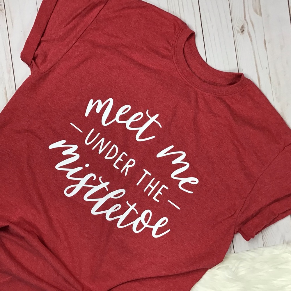 Mistletoe Christmas Tee
